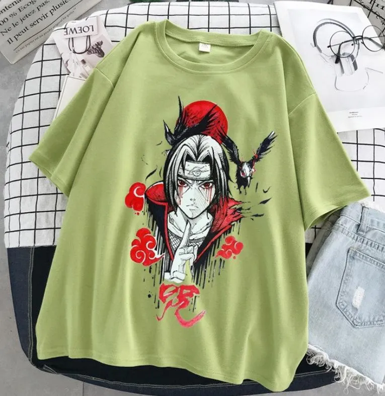 Mickey pattern round neck t-shirt cartoon short sleeve loose top