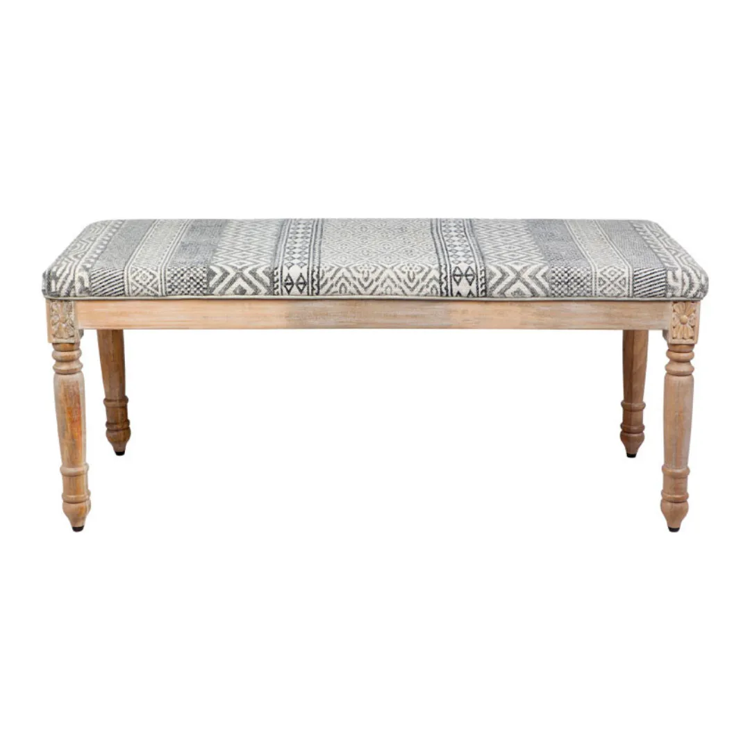 Norma Upholstered Entryway Cushioned Bench Seat - 120 Cm