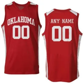 Oklahoma Sooners Customizable College Style Basketball Jersey