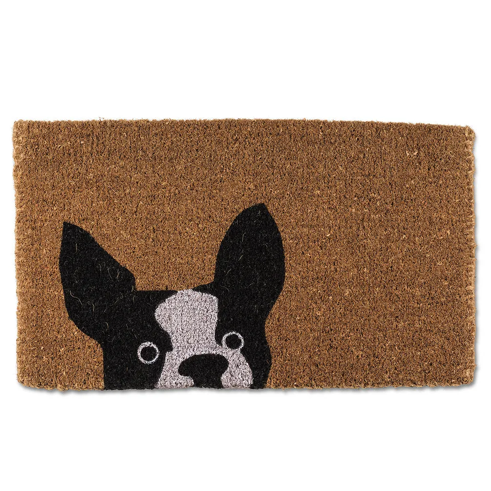 Peeking Dog Doormat