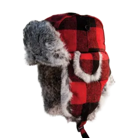 Plaid Alaskan Fur Hat