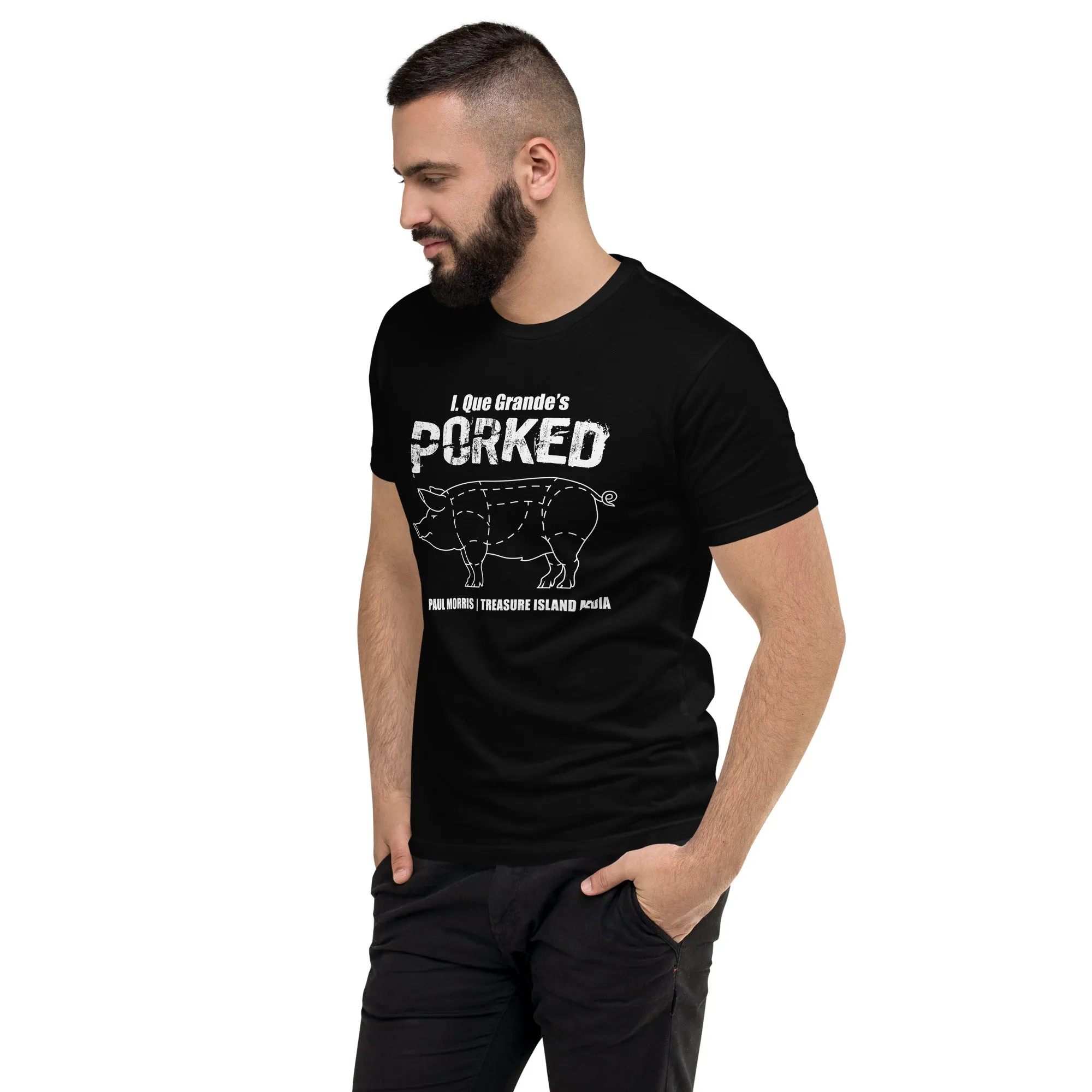 Porked T-shirt (black/white)