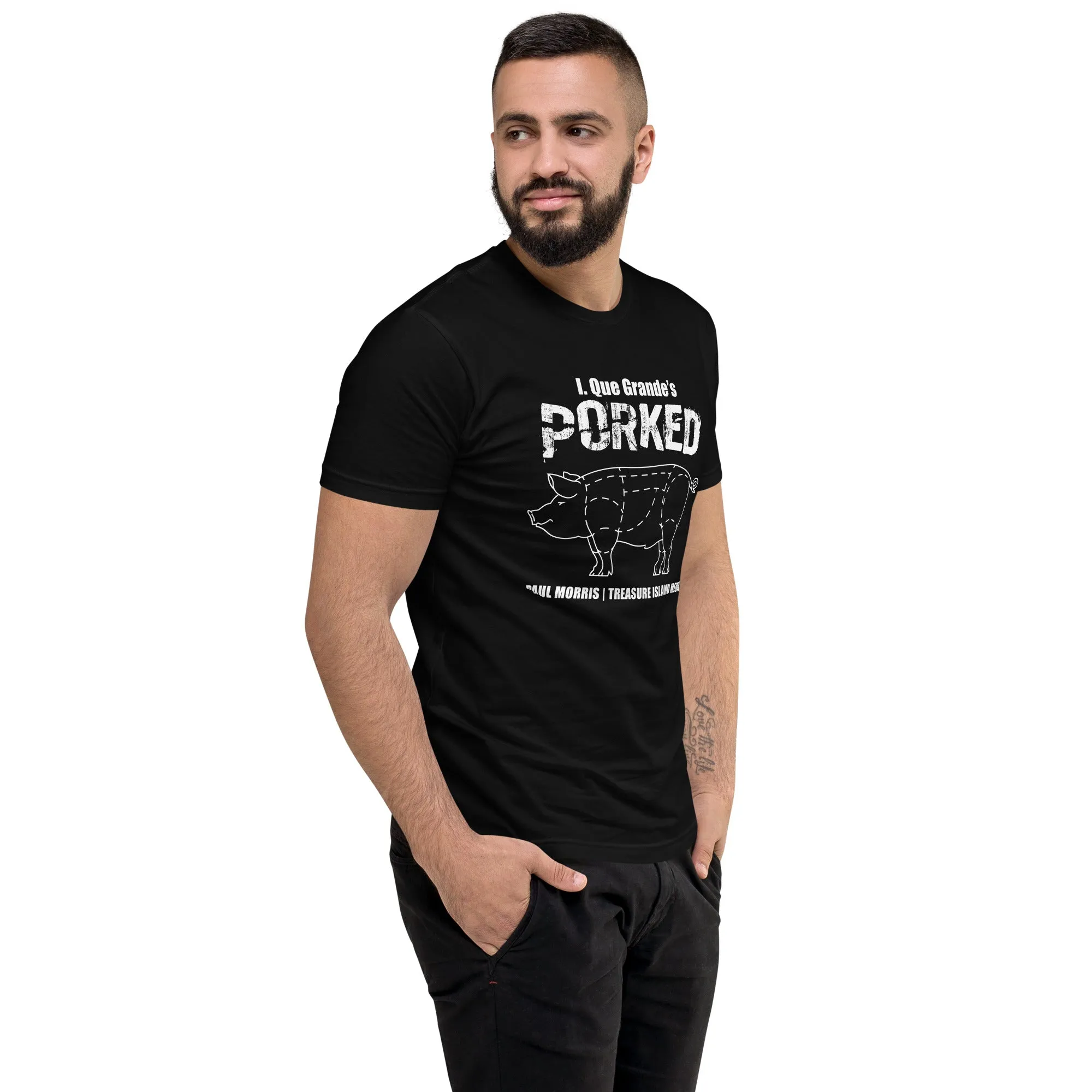 Porked T-shirt (black/white)