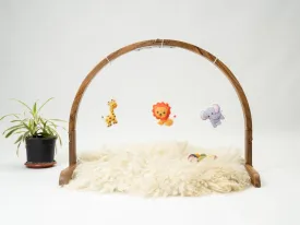 Rocking Potato Arch Baby Activity Gym- Felt Anmals