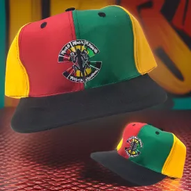 *Roots Rock Raggae* soft shell Rasta style hat (4 tone)