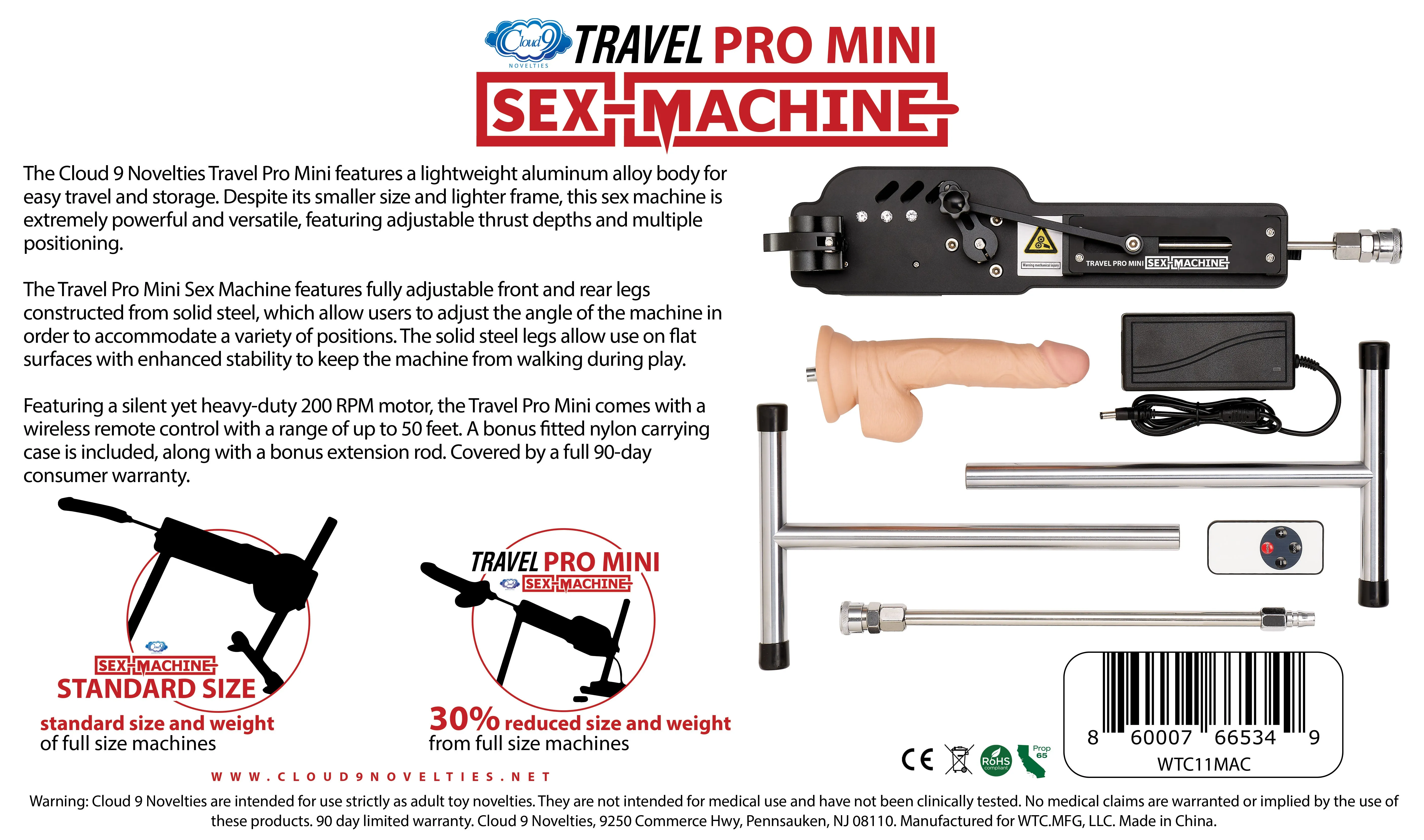 SEX MACHINE PRO TRAVEL MINI