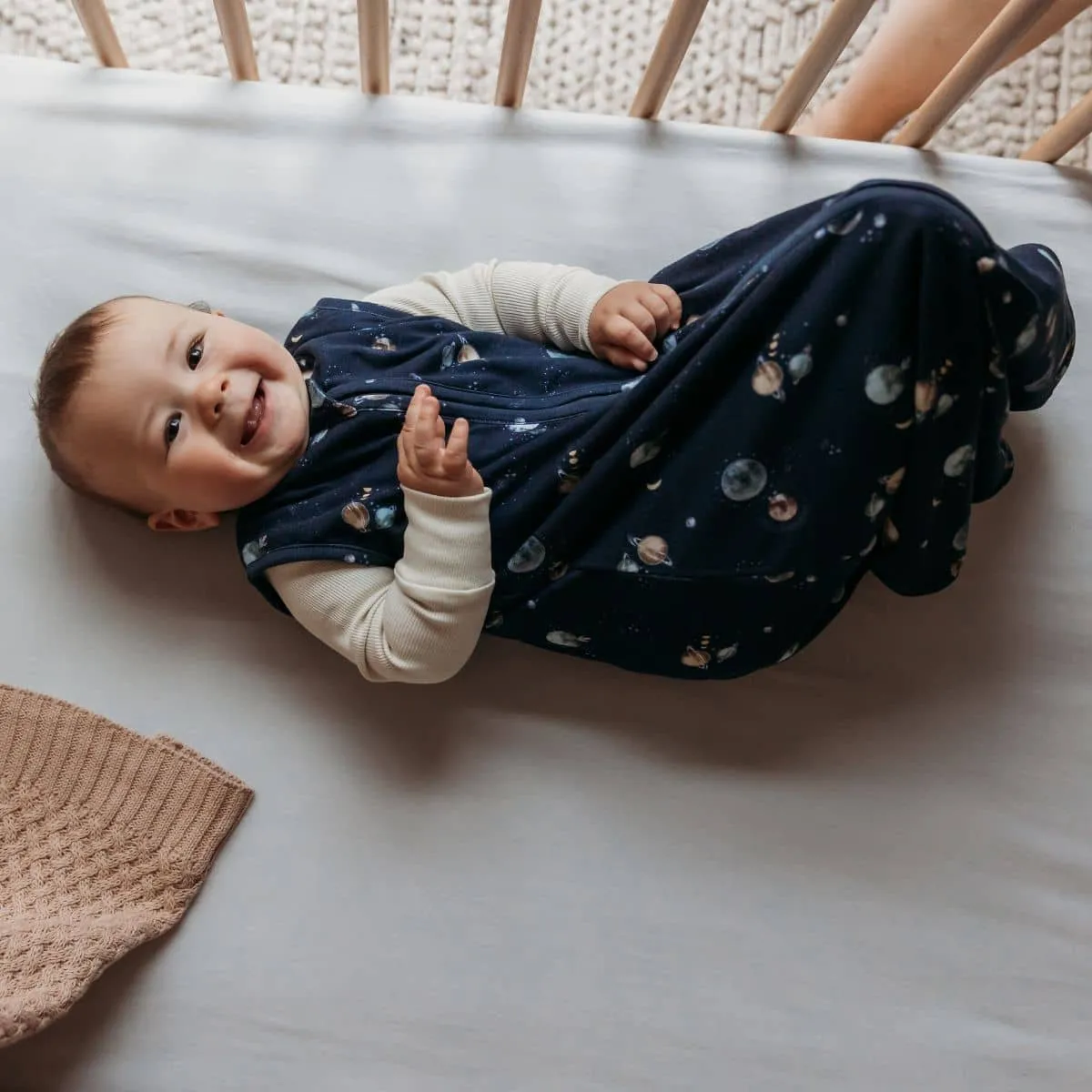 Snuggle Hunny Organic Jersey Sleeping Bag 1.0 TOG - Milky Way