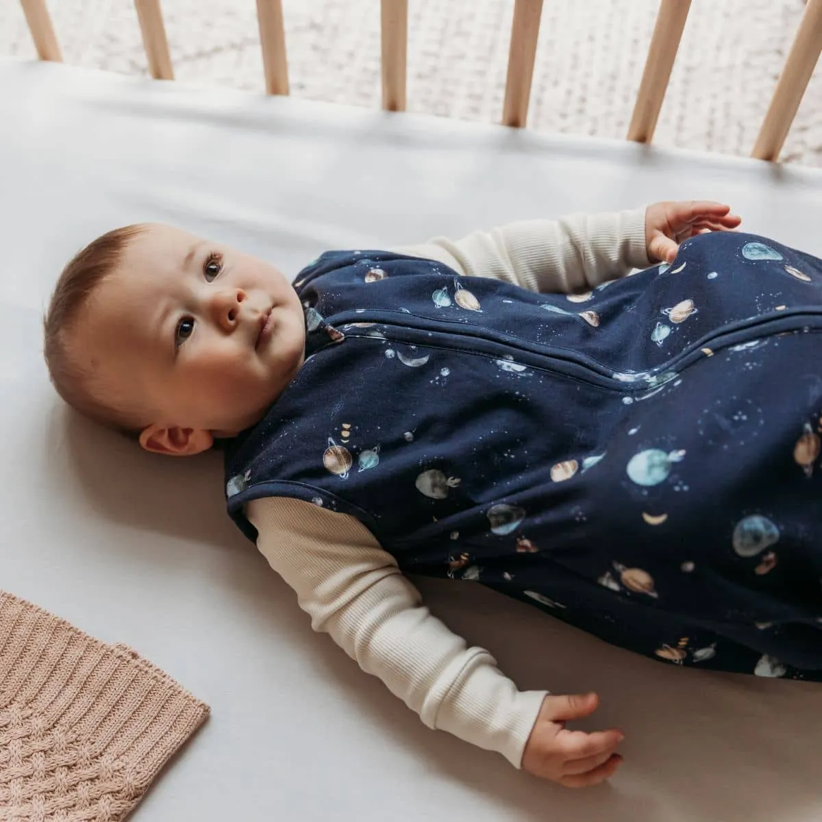 Snuggle Hunny Organic Jersey Sleeping Bag 1.0 TOG - Milky Way