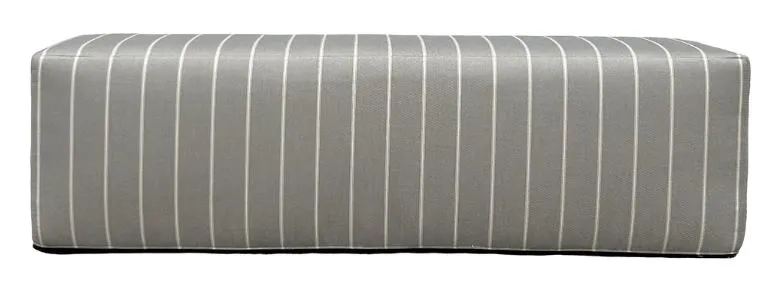 Sunbrella Fabric Bench - Auburn Graphite