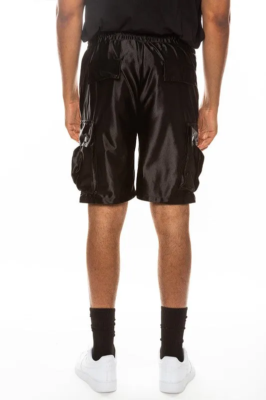 TEEK - Mens Satin Street Cargo Shorts