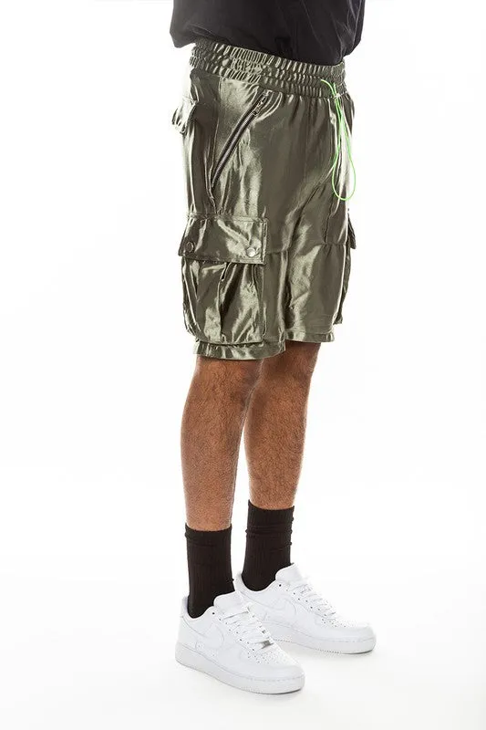 TEEK - Mens Satin Street Cargo Shorts