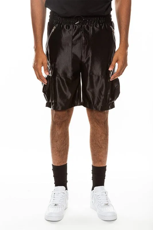 TEEK - Mens Satin Street Cargo Shorts