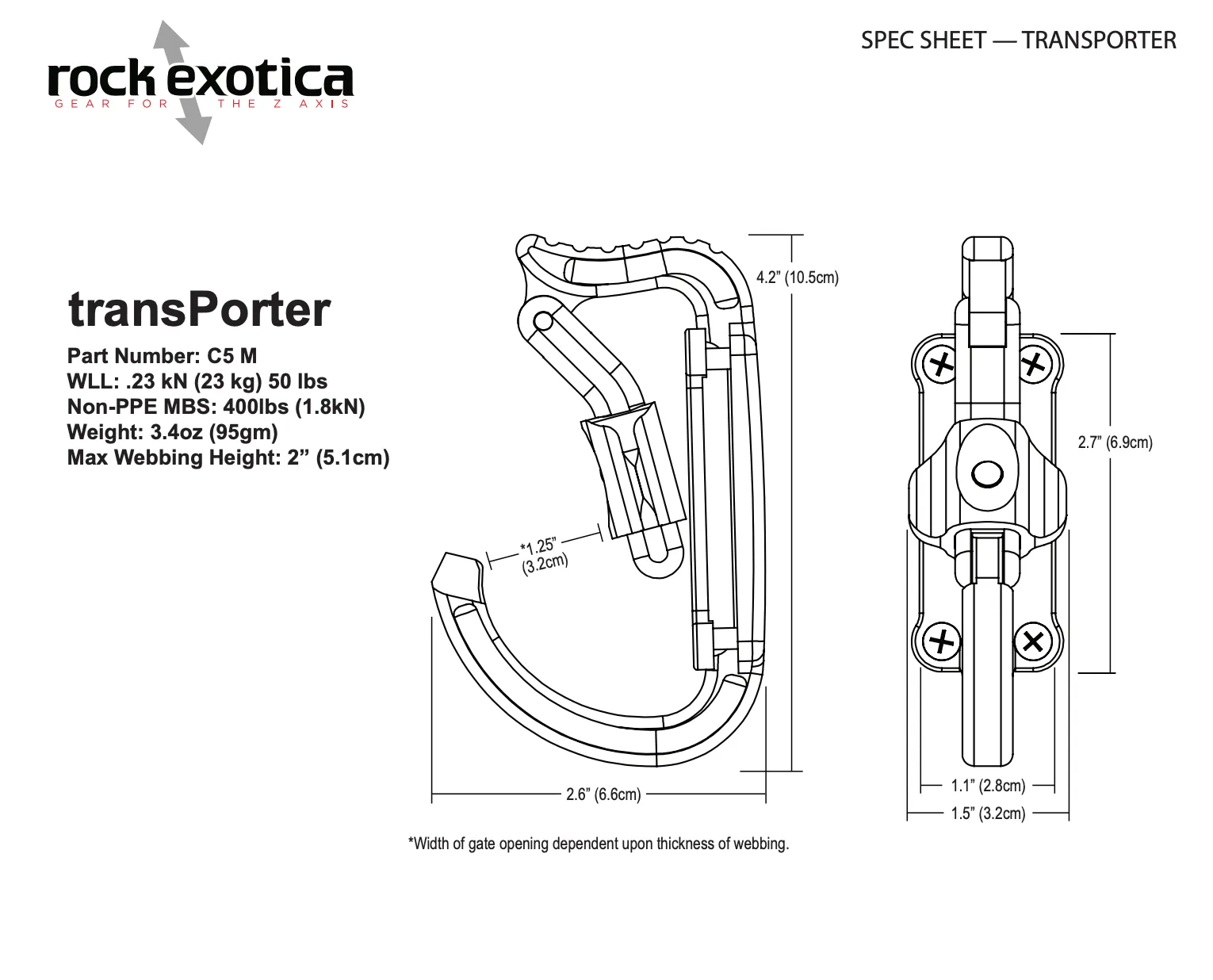 TransPorter Carabiner