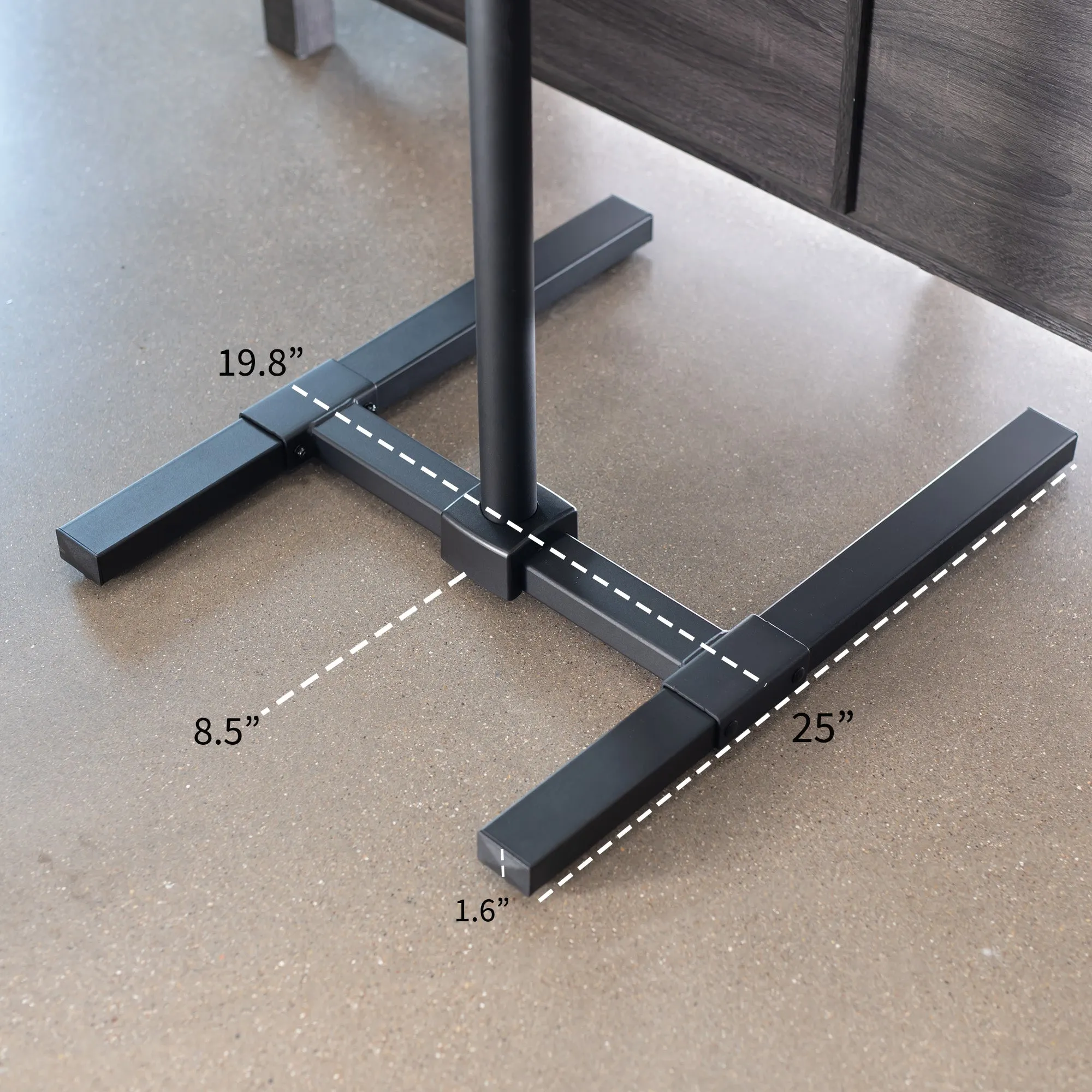 TV Stand for Treadmills & Ellipticals - Up to 65" Screens