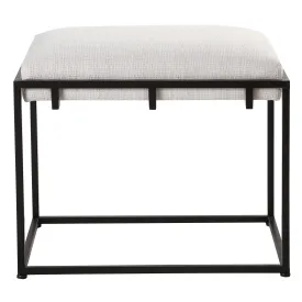 Uttermost Paradox White Small Bench