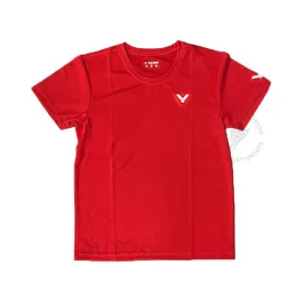 Victor AT-7004D Plain Dri Fit Unisex T-Shirt [Red]