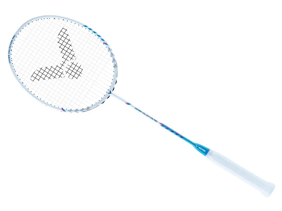 Victor Crown Collection Pro Unstrung Racket Box Set [White]