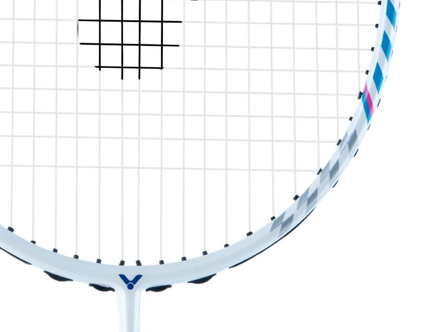 Victor Crown Collection Pro Unstrung Racket Box Set [White]