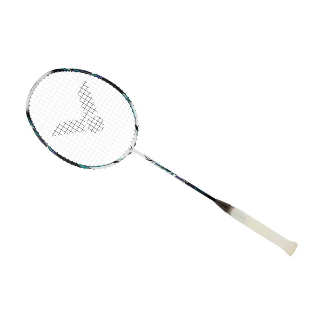 Victor Thruster K 220H II A Strung Badminton Racket [White]