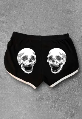 X-RAY SKULL Booty Shorts