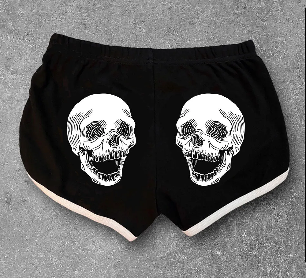 X-RAY SKULL Booty Shorts