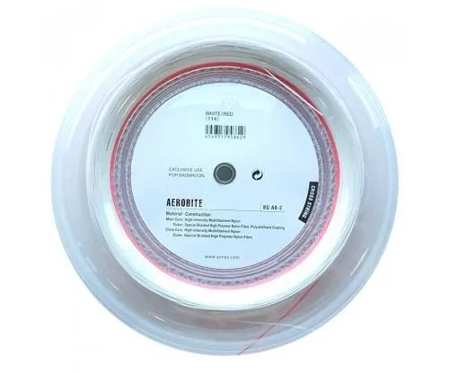 Yonex Aerobite Red/White 200m Reel